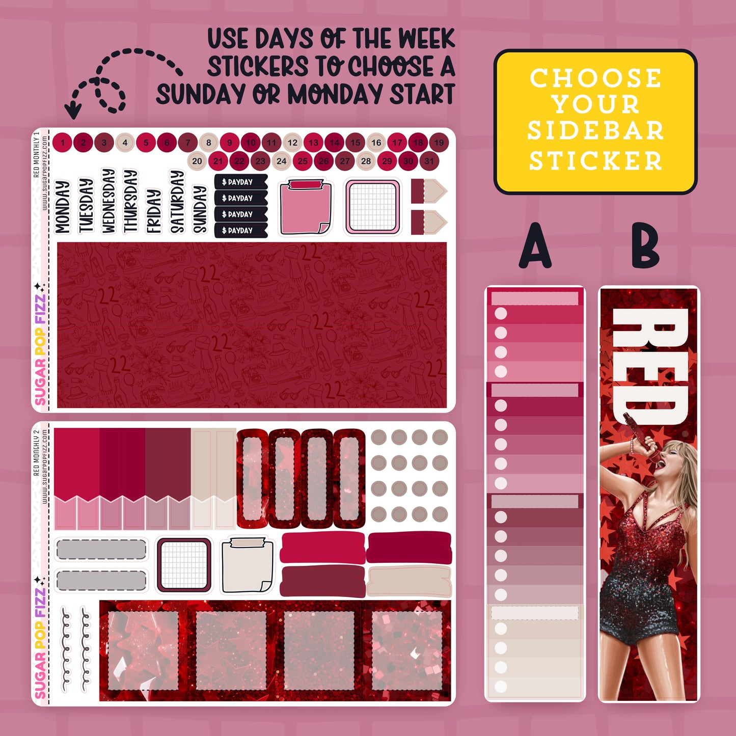 RED Standard Vertical Monthly