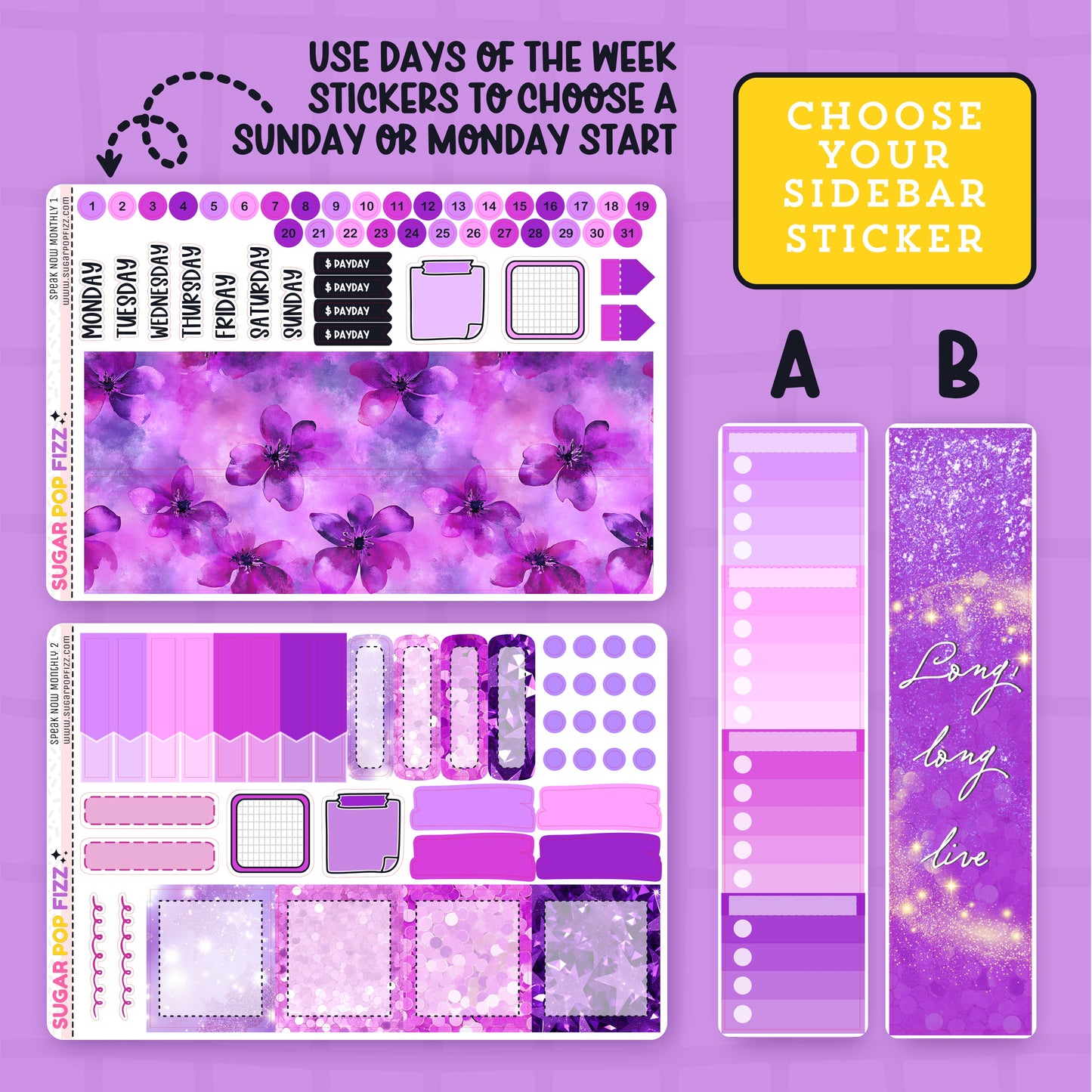 Speak Now Standard Vertical Monthly