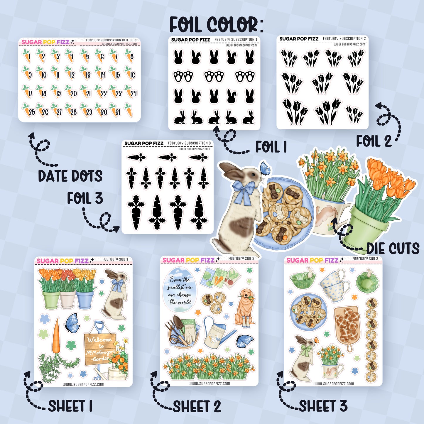 FEBRUARY Journaling Subscription Extras