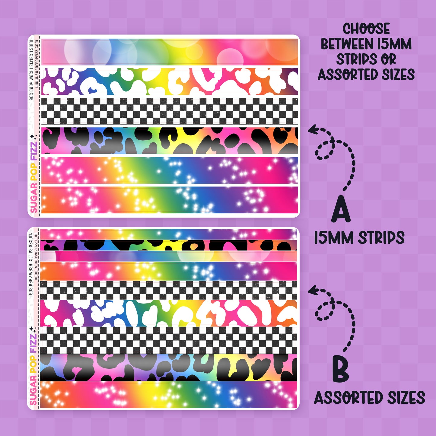 90s Baby Washi Sheet