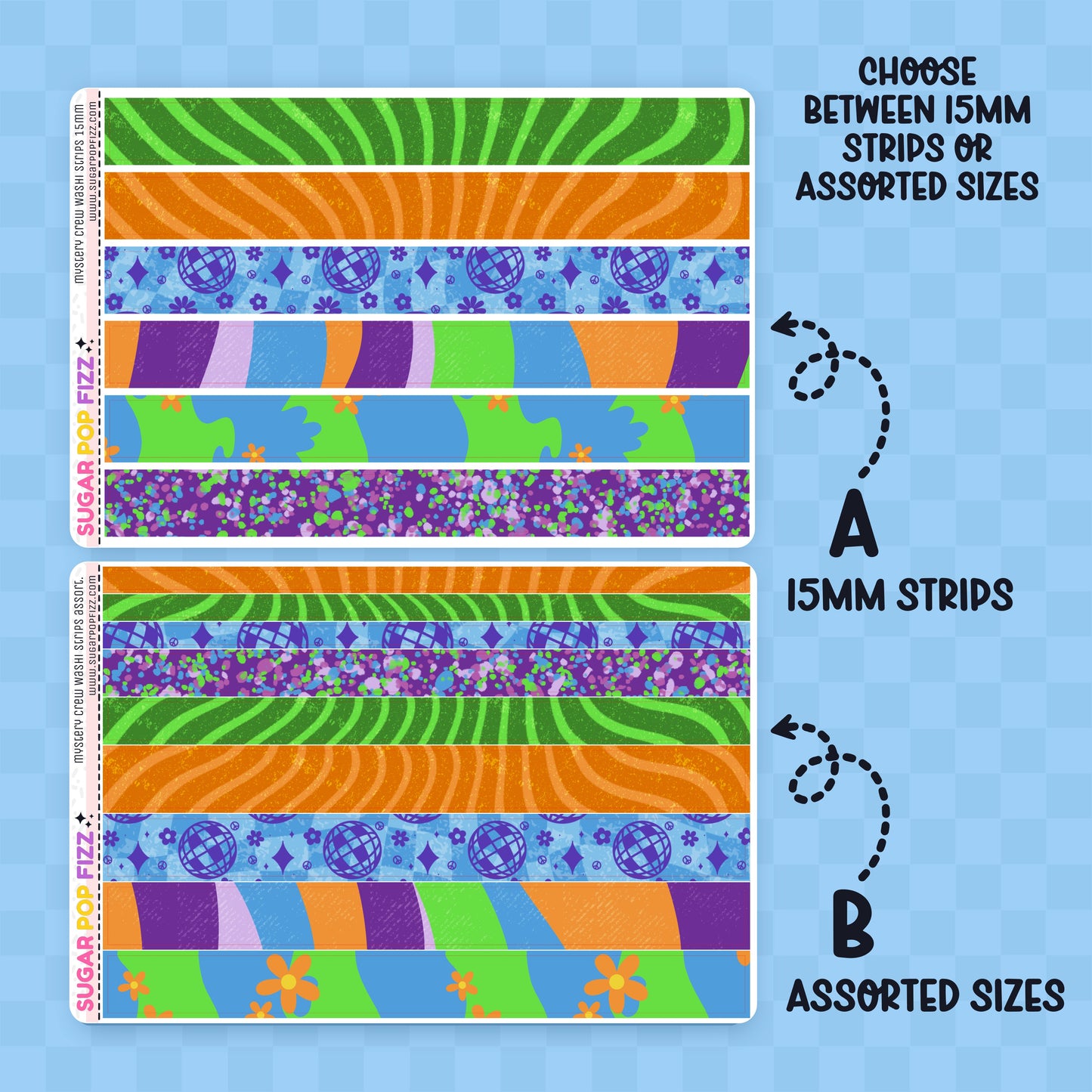 Mystery Crew Washi Sheet