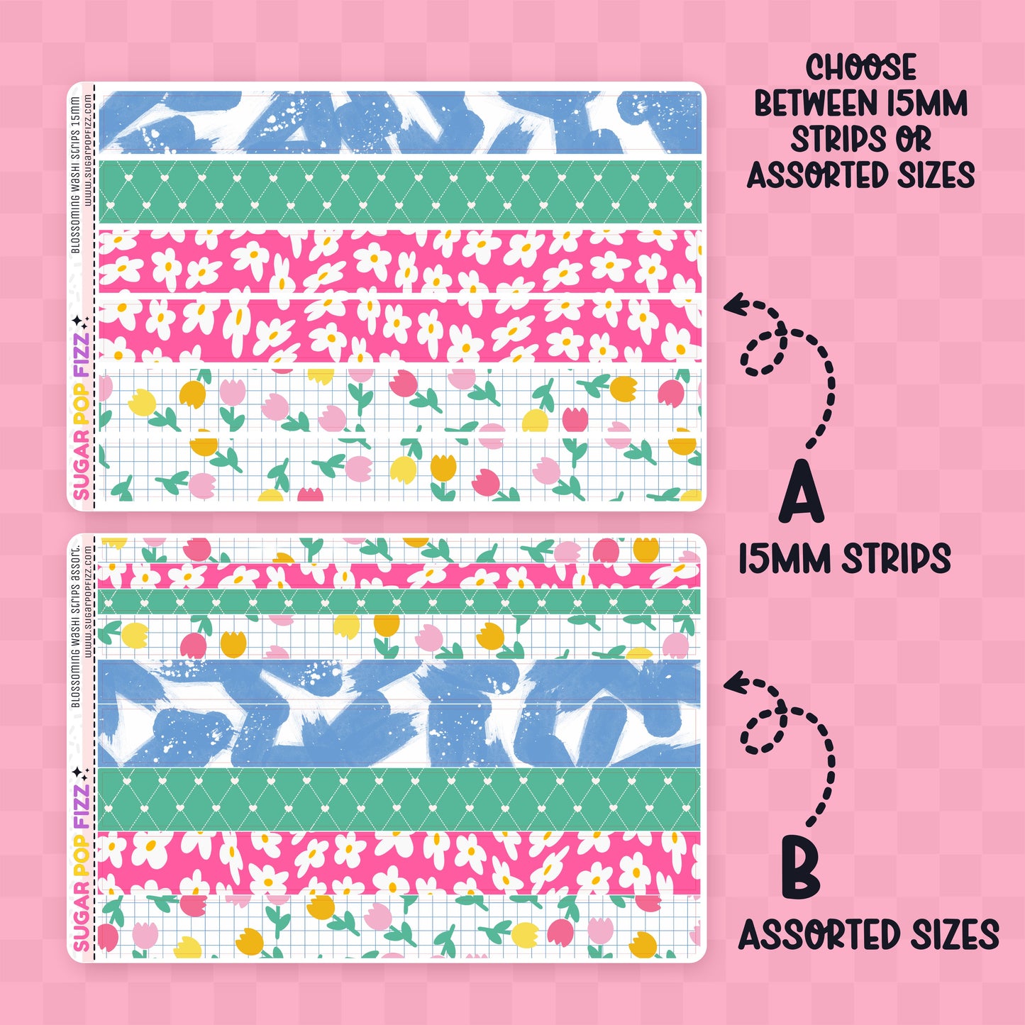 Blossoming Washi Sheet