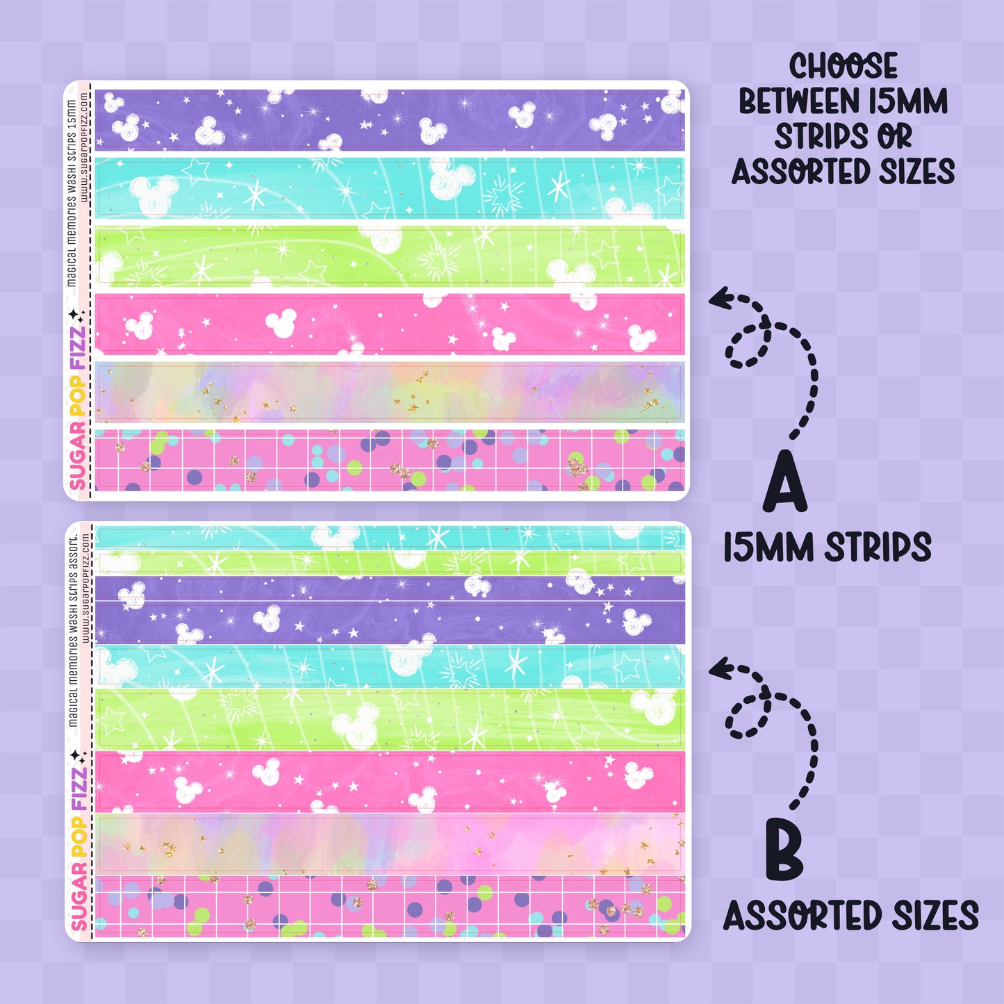 Magical Memories Washi Sheet