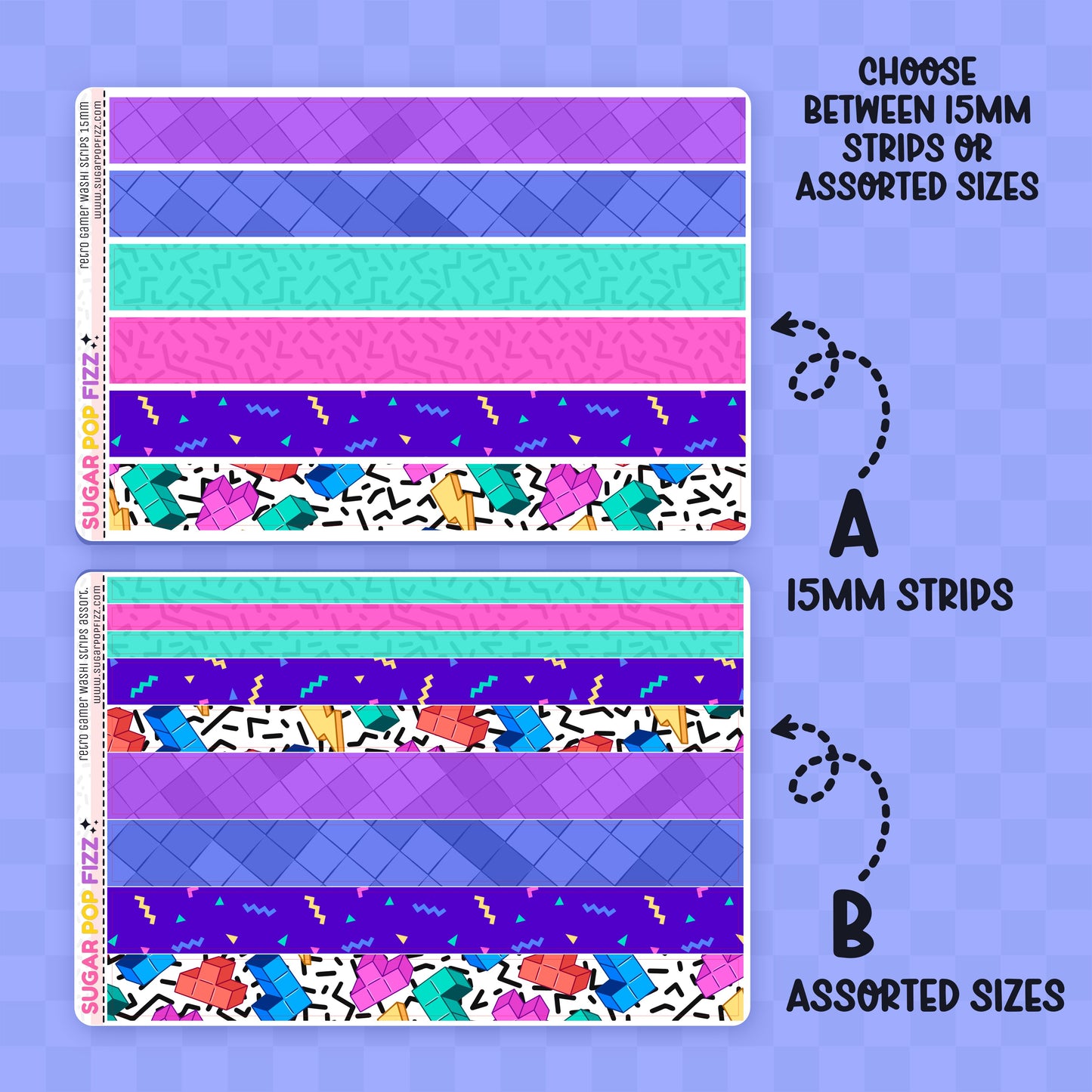 Retro Gamer Washi Sheet