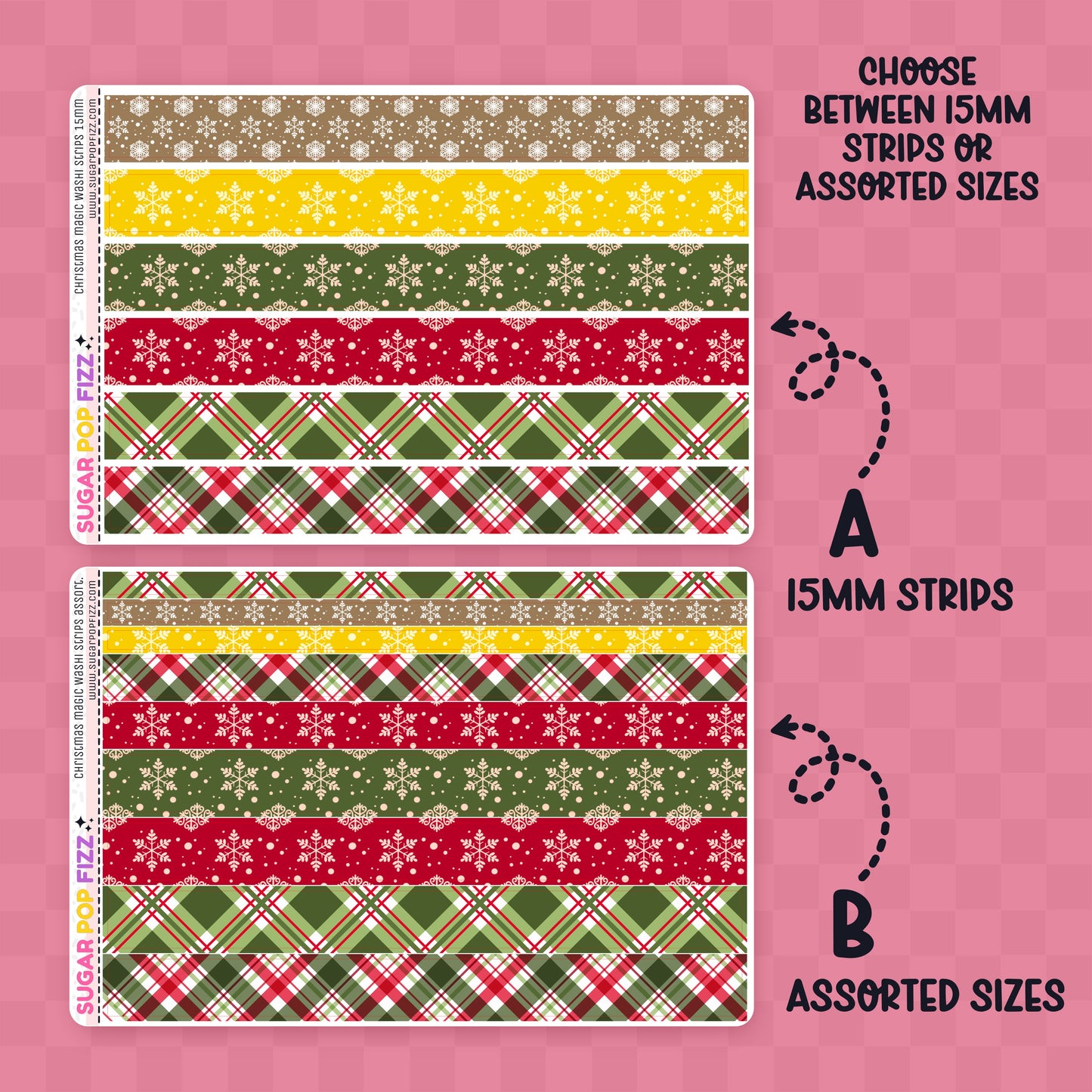 Christmas Magic Washi Sheet