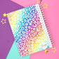 Rainbow Leopard - Reusable Sticker Book - 5x7 or 4x6