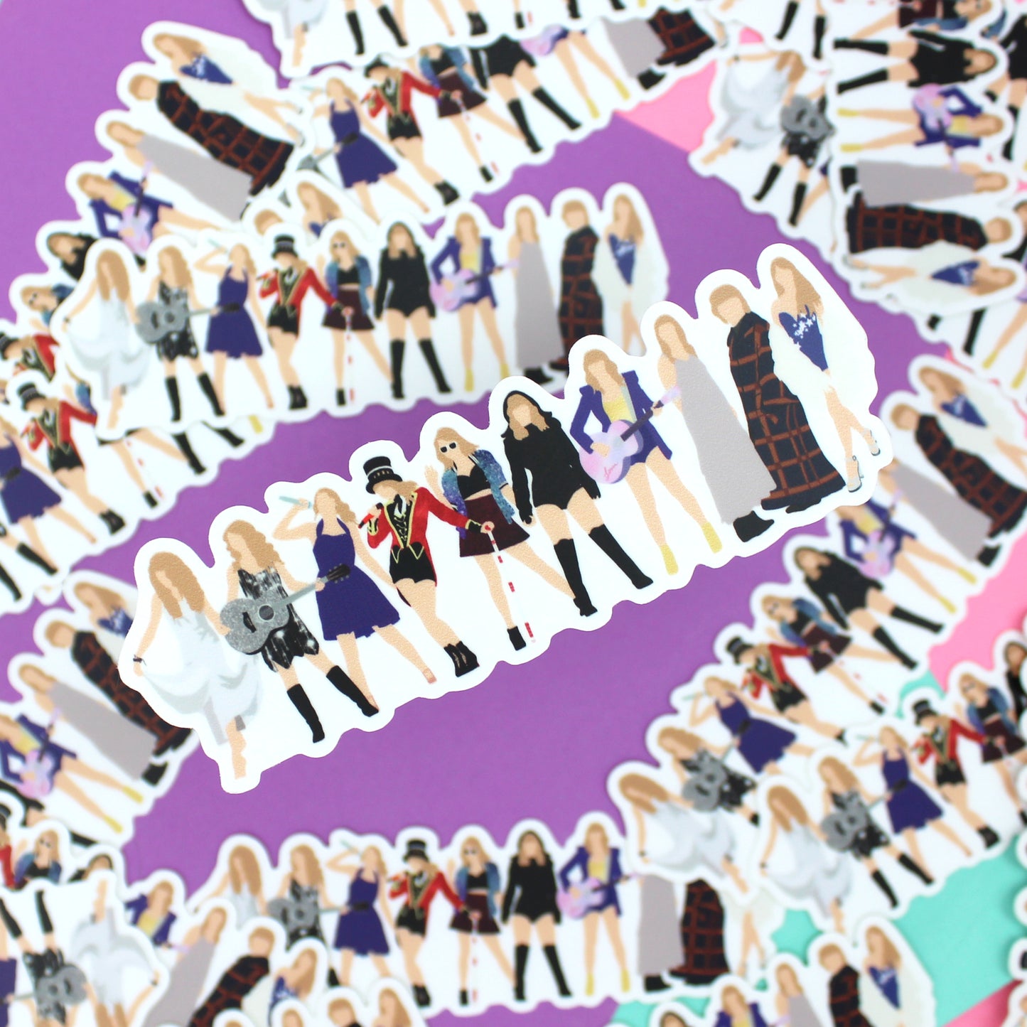 T.S Eras Vinyl Sticker - VNL102