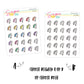 Hearing Aid Doodle Stickers - D233