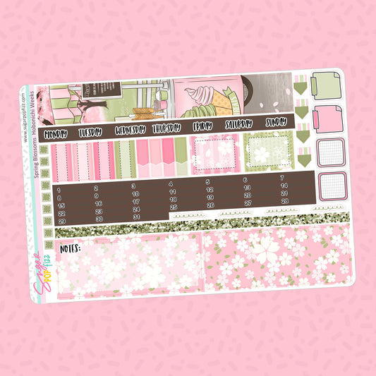 Spring Blossoms Hobonichi Weeks Monthly