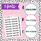Clean Out Fridge Script Stickers - S234