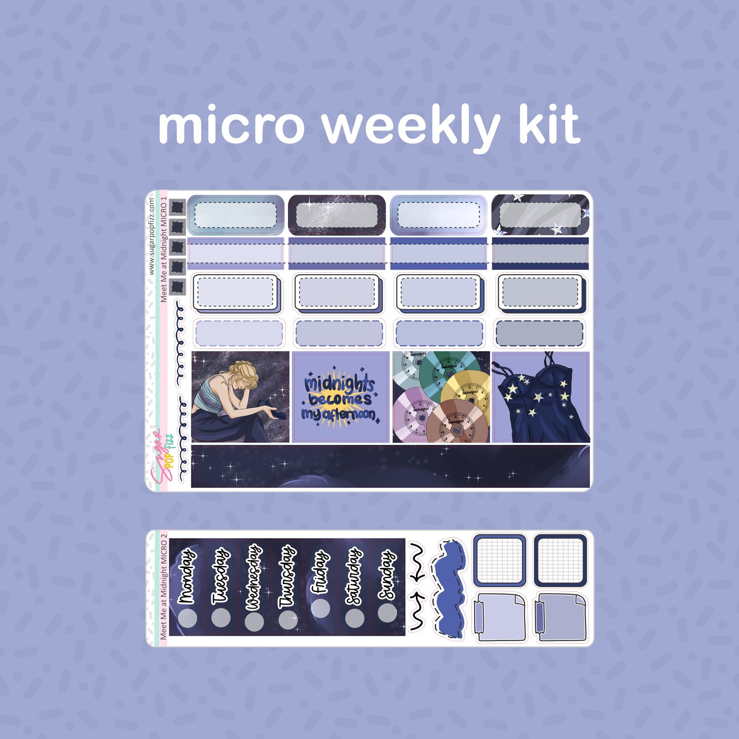Meet Me at Midnight Standard Vertical Weekly Kit