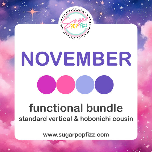 November Functional Bundle - choose your sheet