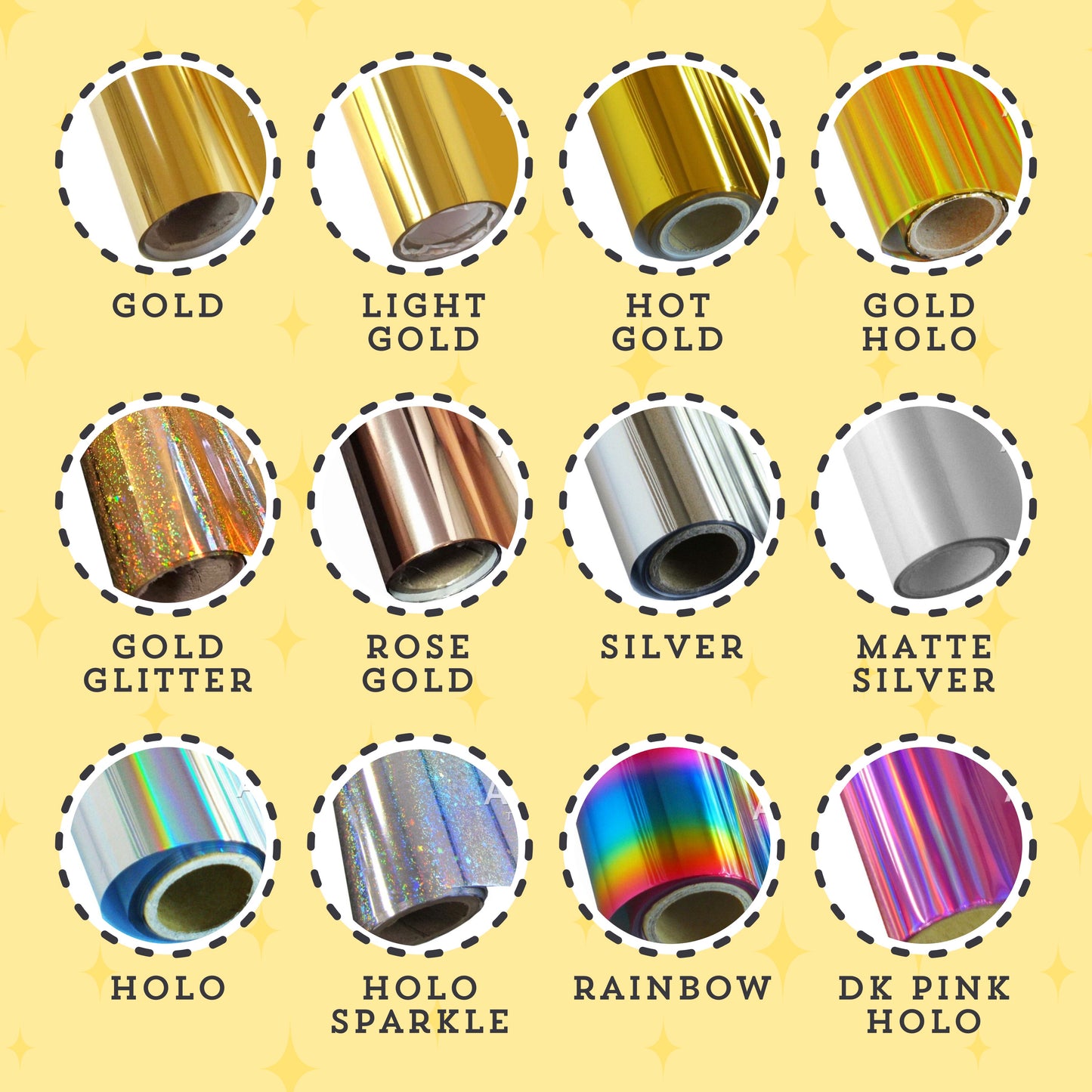 Magical Mouse Corners Foil Stickers - F159