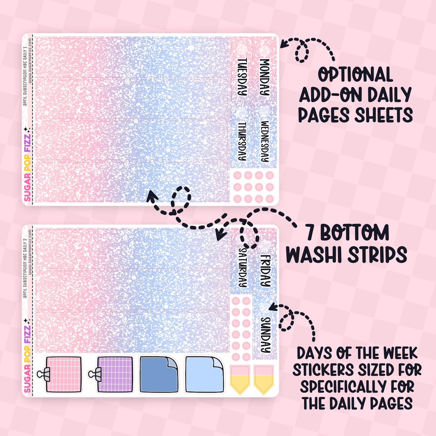 April Hobonichi Cousin Subscription Extras
