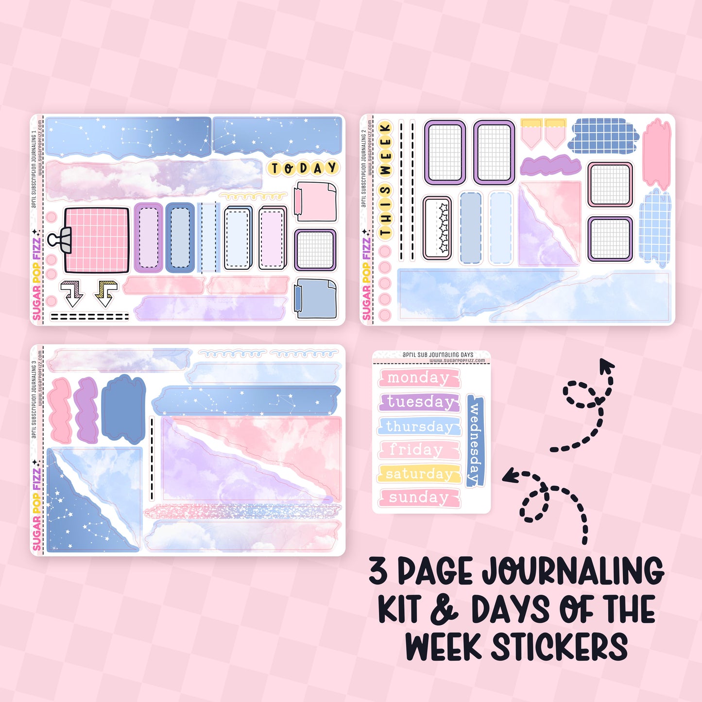 April Hobonichi Cousin Subscription Extras