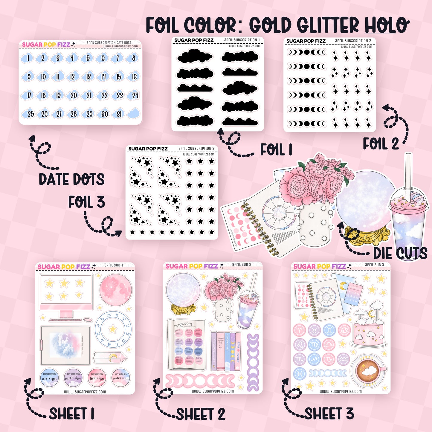 April Journaling Subscription Extras