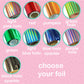 Button Foil Stickers - choose your foil - F120