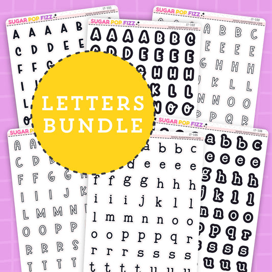 Basics LETTERS BUNDLE  - LT101-107