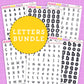Basics LETTERS BUNDLE SMALL - LT108-112