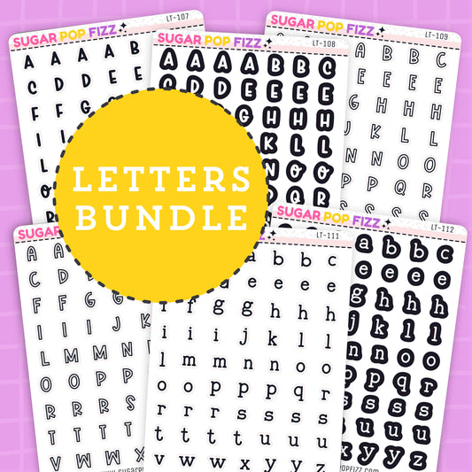 Basics LETTERS BUNDLE SMALL - LT108-112