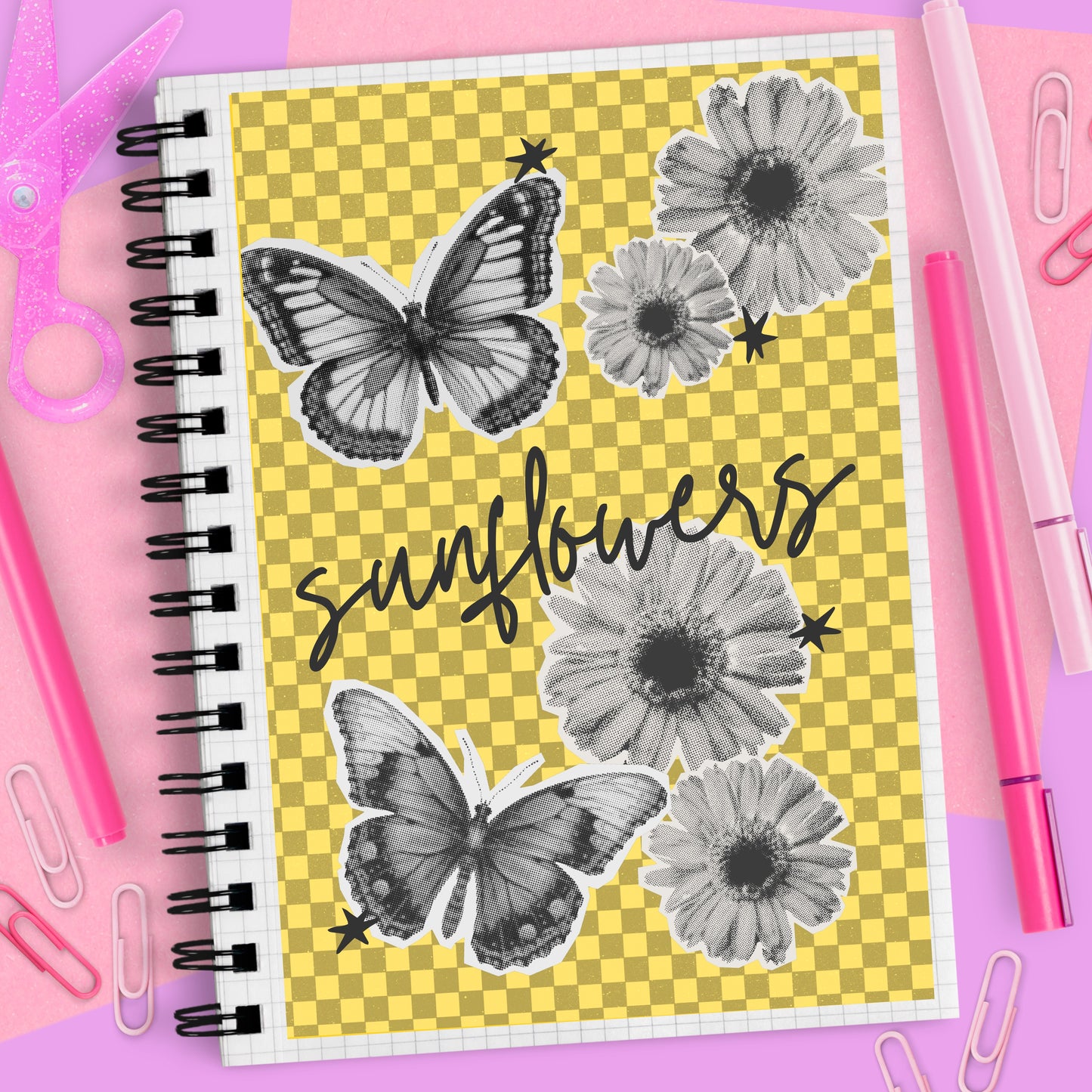 Sunflowers - Full Page Sticker - FP144