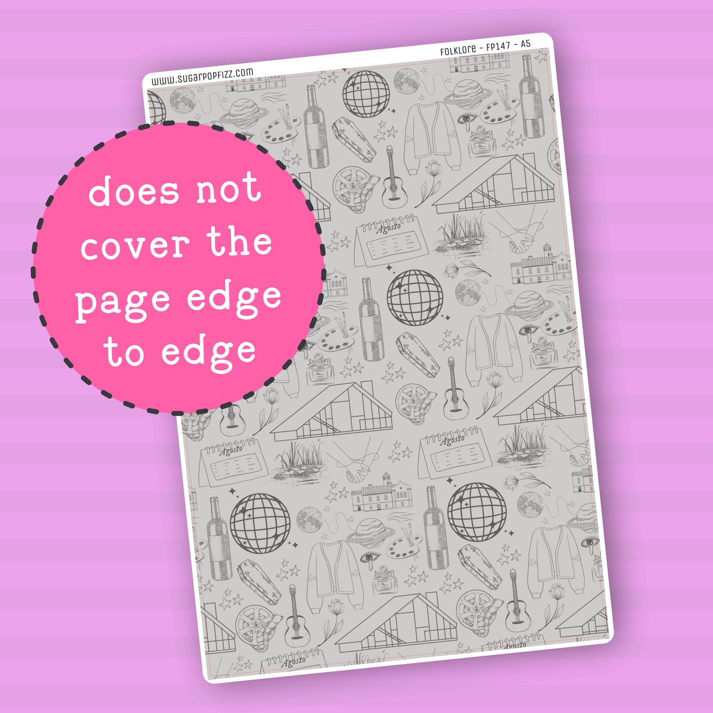 Folklore - Full Page Sticker - FP147