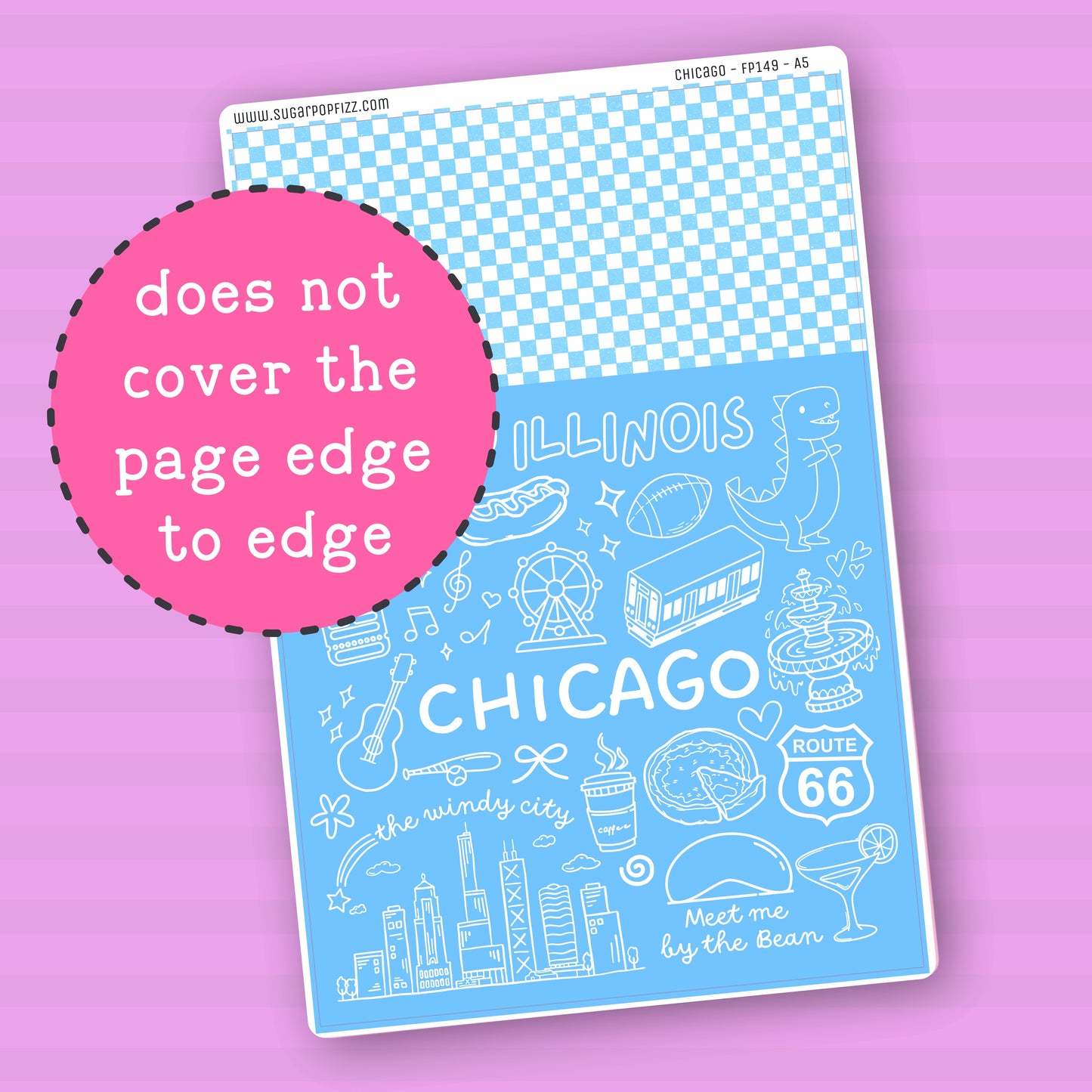Chicago - Full Page Sticker - FP149