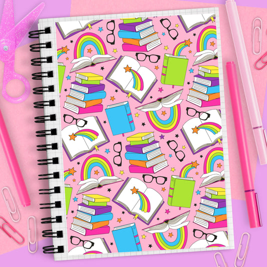 Bookish Rainbow - Full Page Sticker - FP153