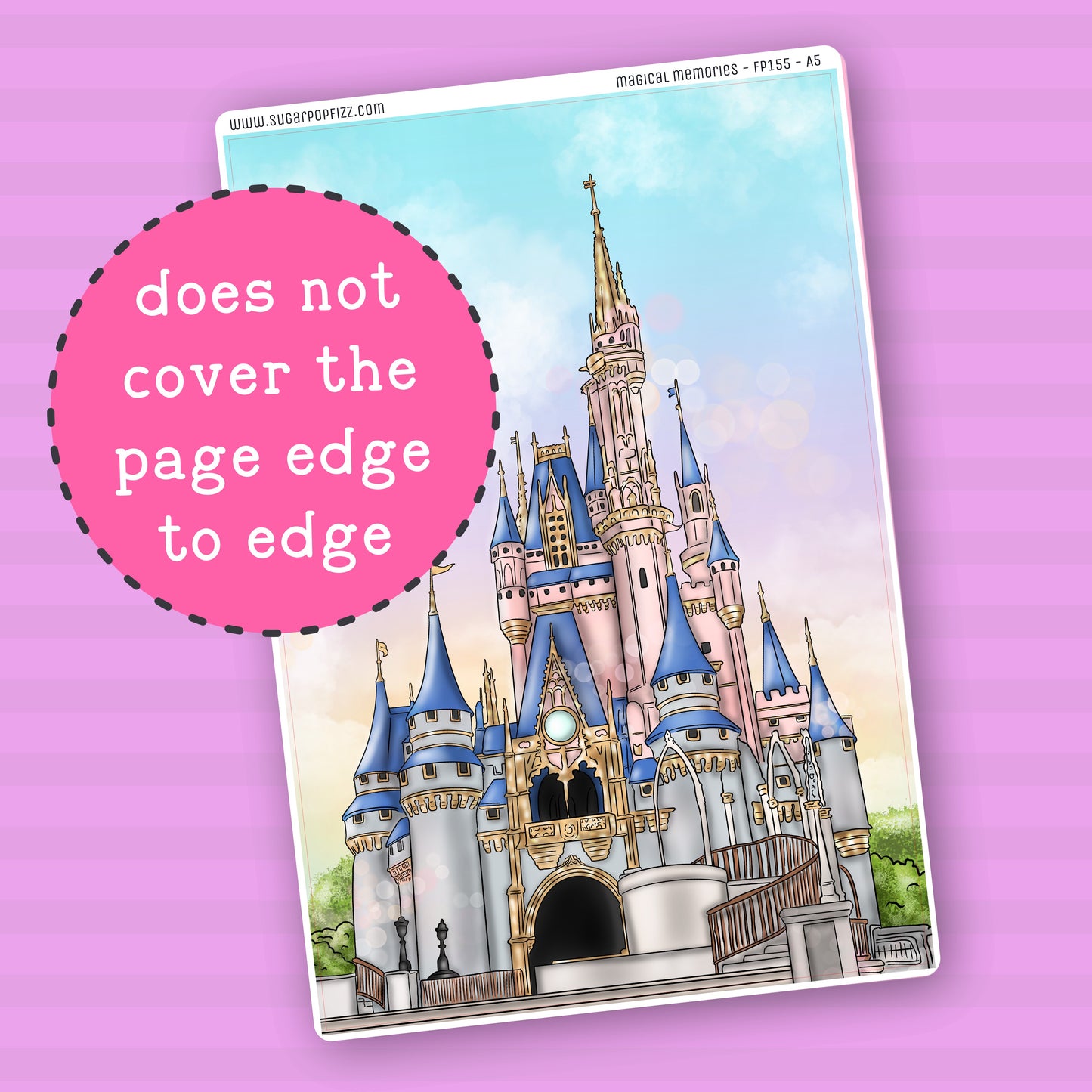 Magical Memories - Full Page Sticker - FP155