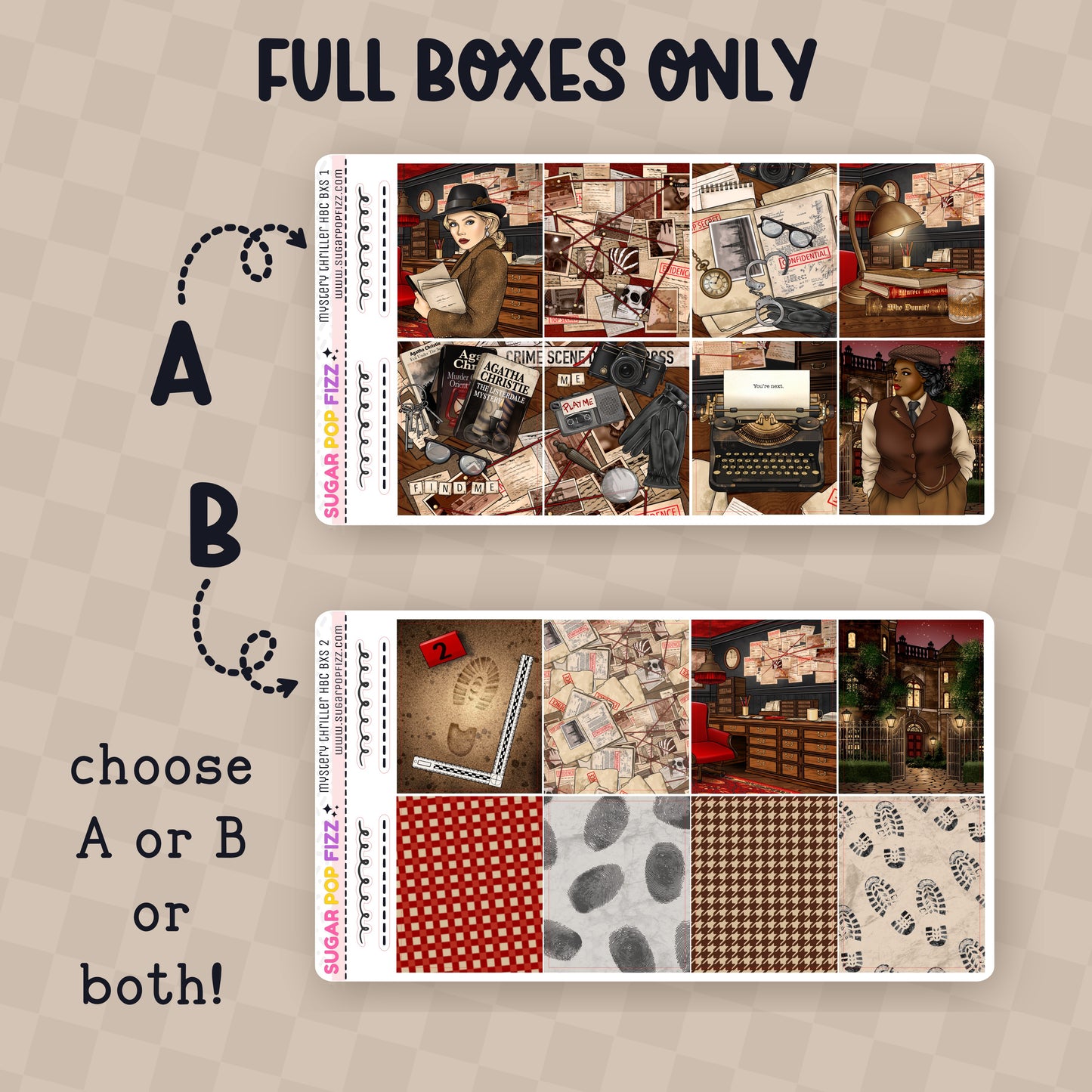 Mystery Thriller Hobonichi Cousin Weekly Kit