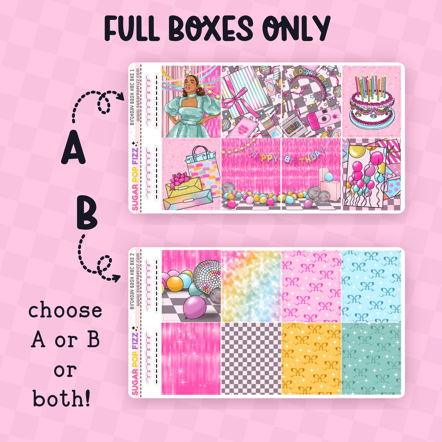 Birthday Bash Hobonichi Cousin Weekly Kit