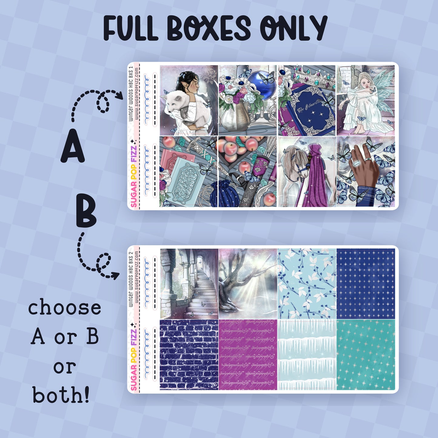 Winter Woods Hobonichi Cousin Weekly Kit