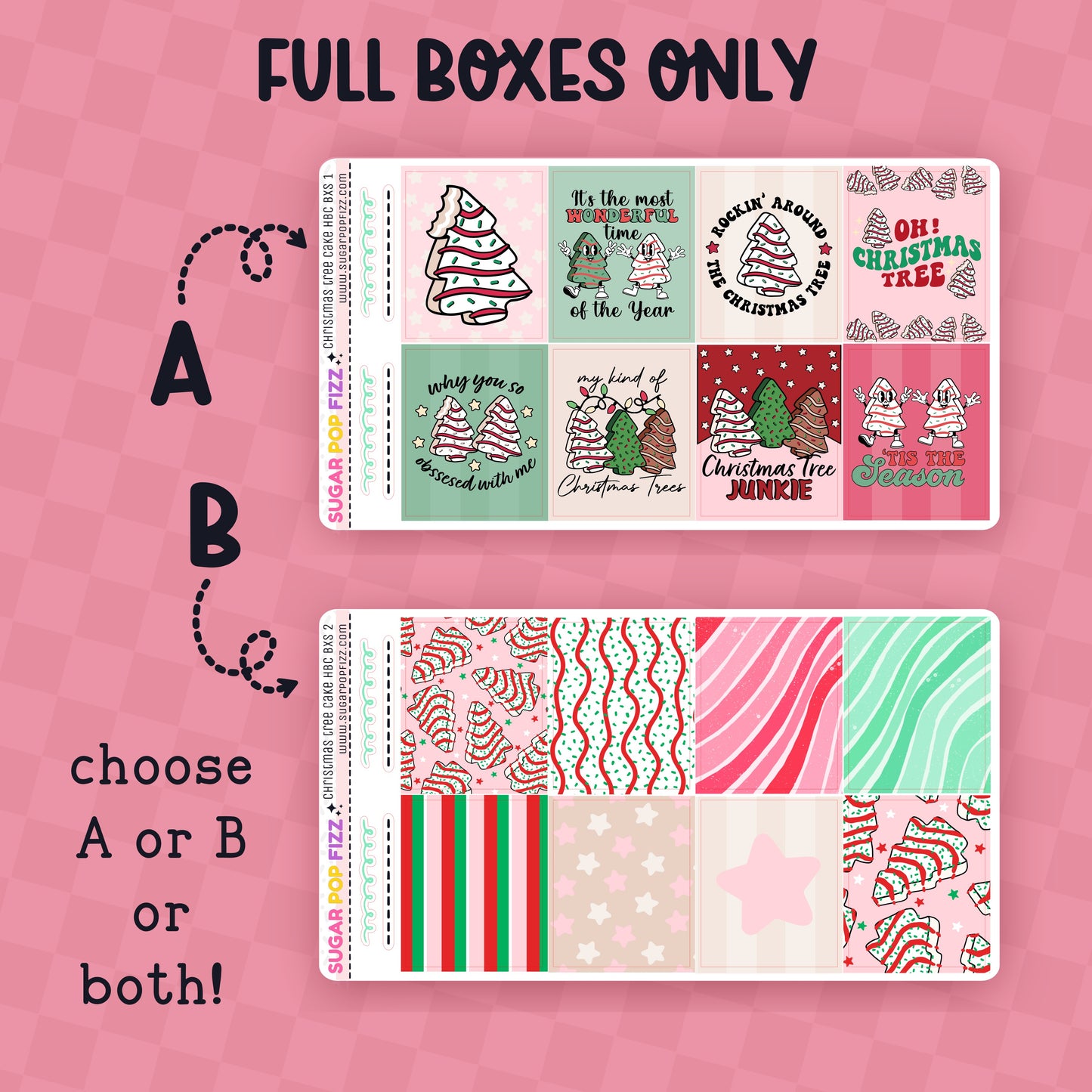 Christmas Tree Cake Hobonichi Cousin Weekly Kit