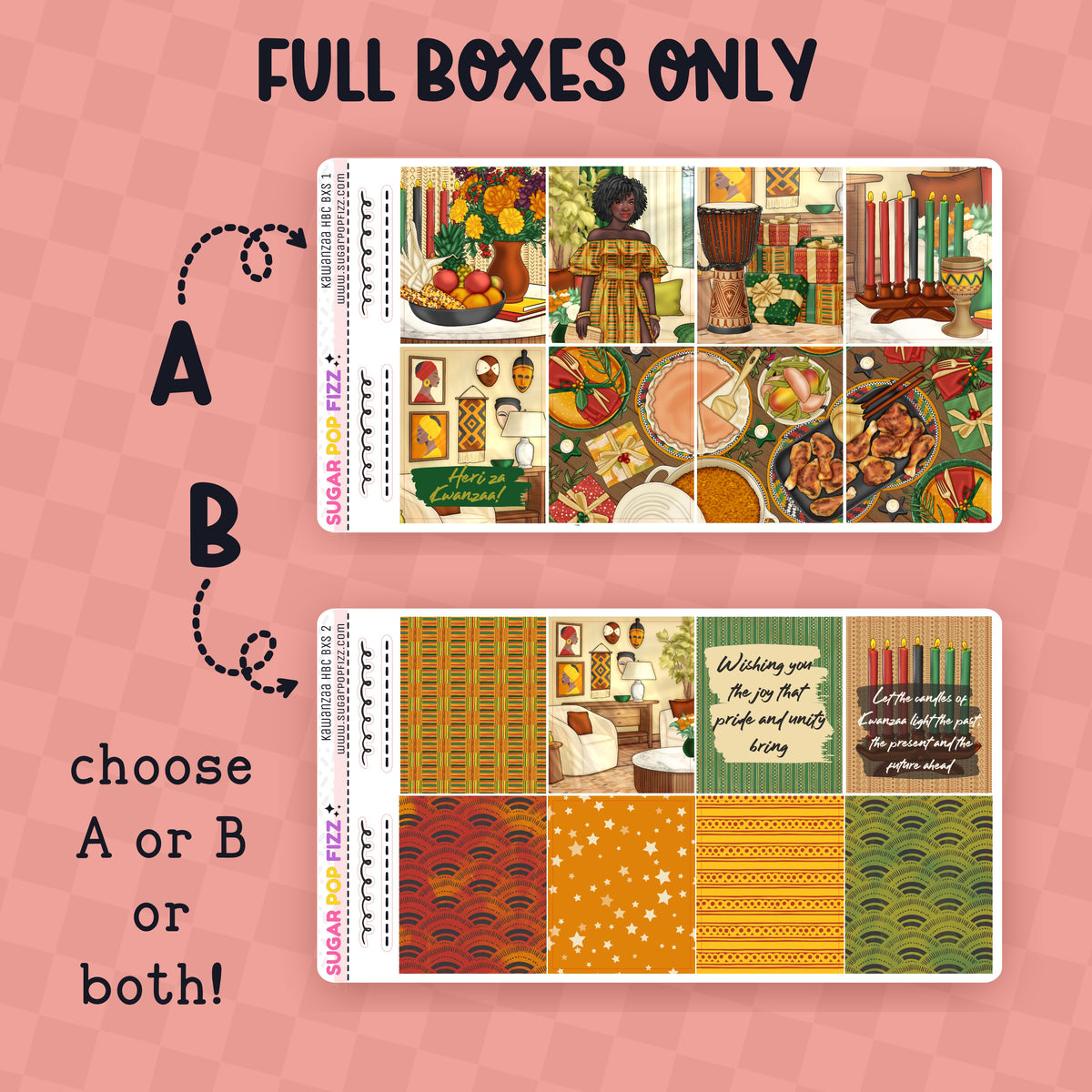 Kwanzaa Hobonichi Cousin Weekly Kit