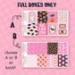 Pink Halloween Hobonichi Cousin Weekly Kit