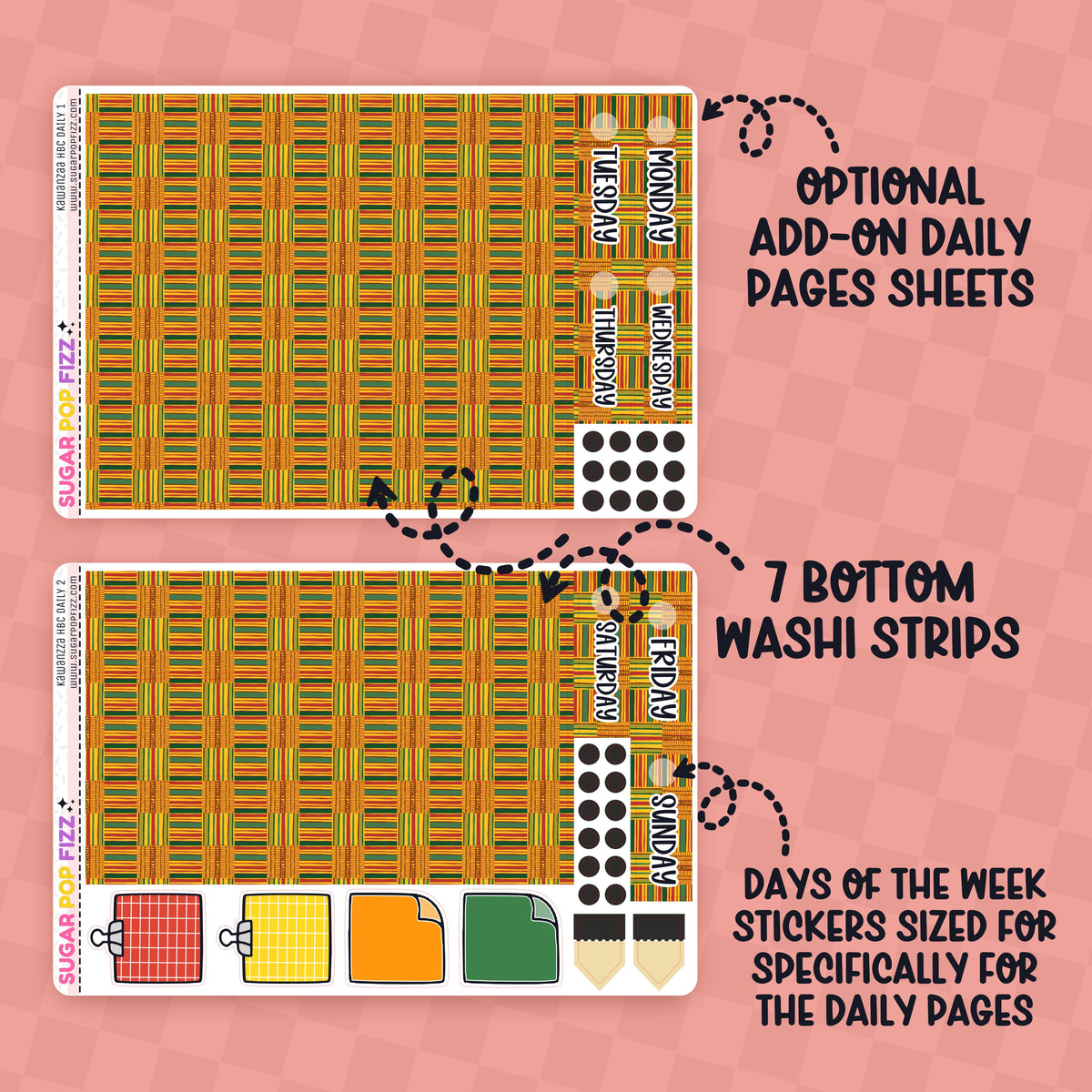 Kwanzaa Hobonichi Cousin Weekly Kit