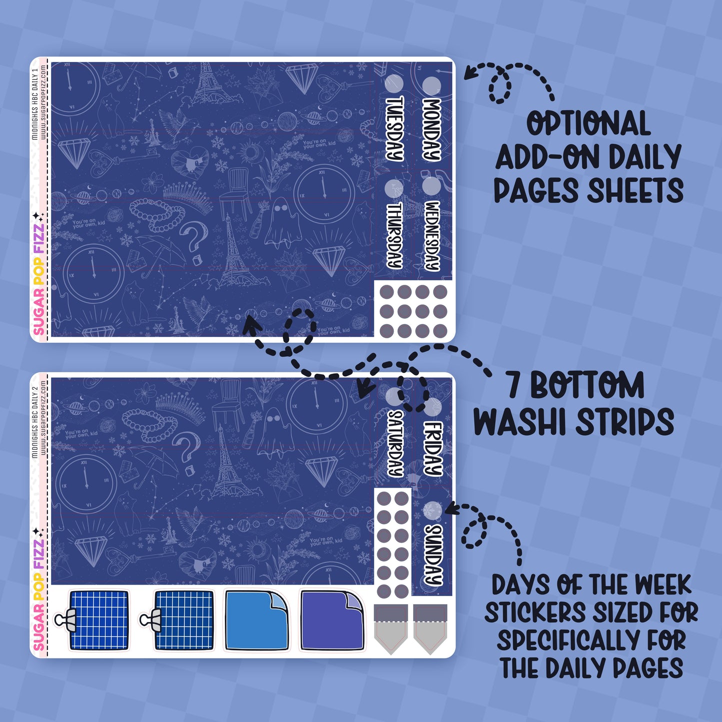 Midnights Hobonichi Cousin Weekly Kit