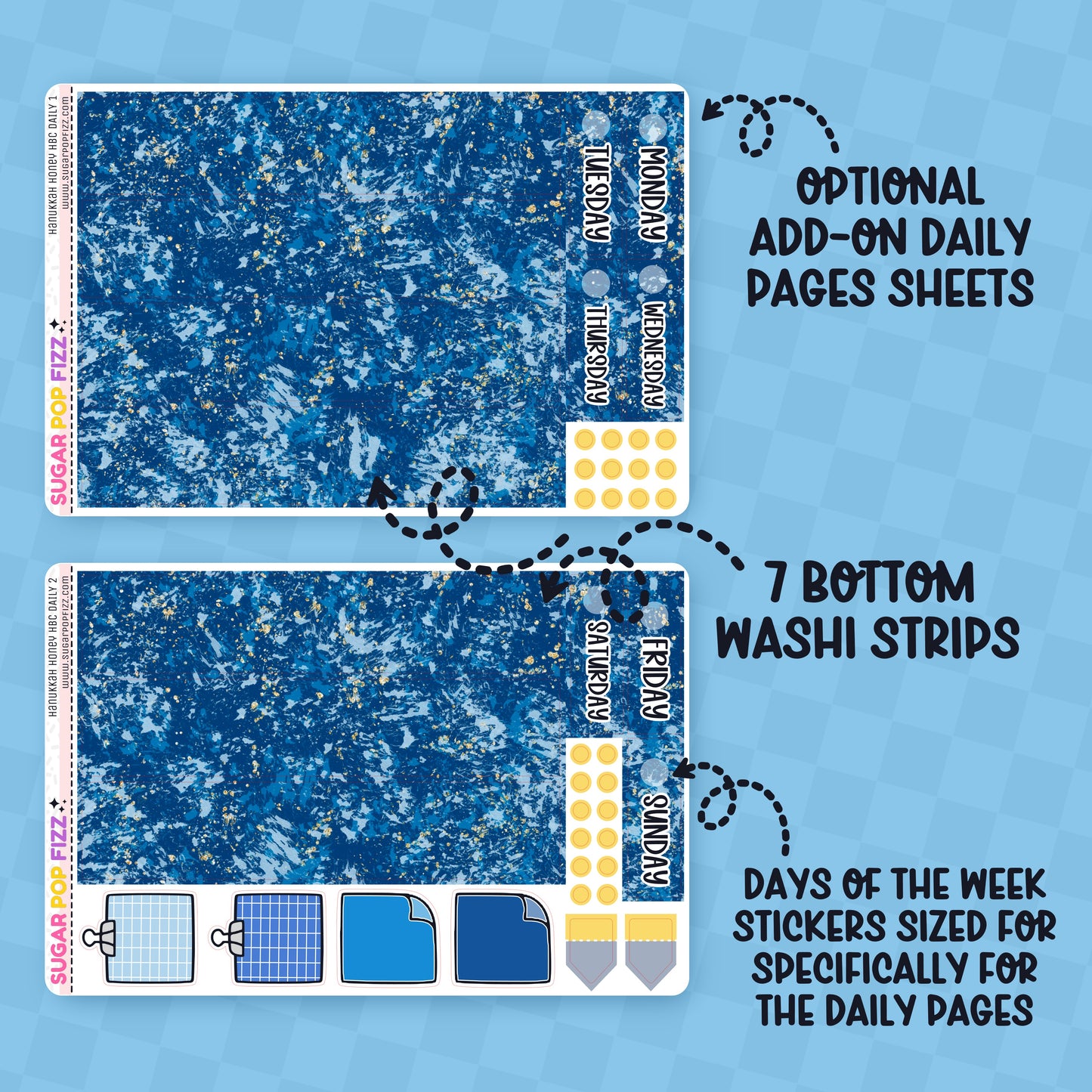 Hanukkah Honey Hobonichi Cousin Weekly Kit