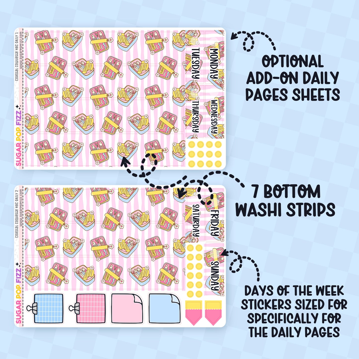 Coastal Coquette Hobonichi Cousin Weekly Kit