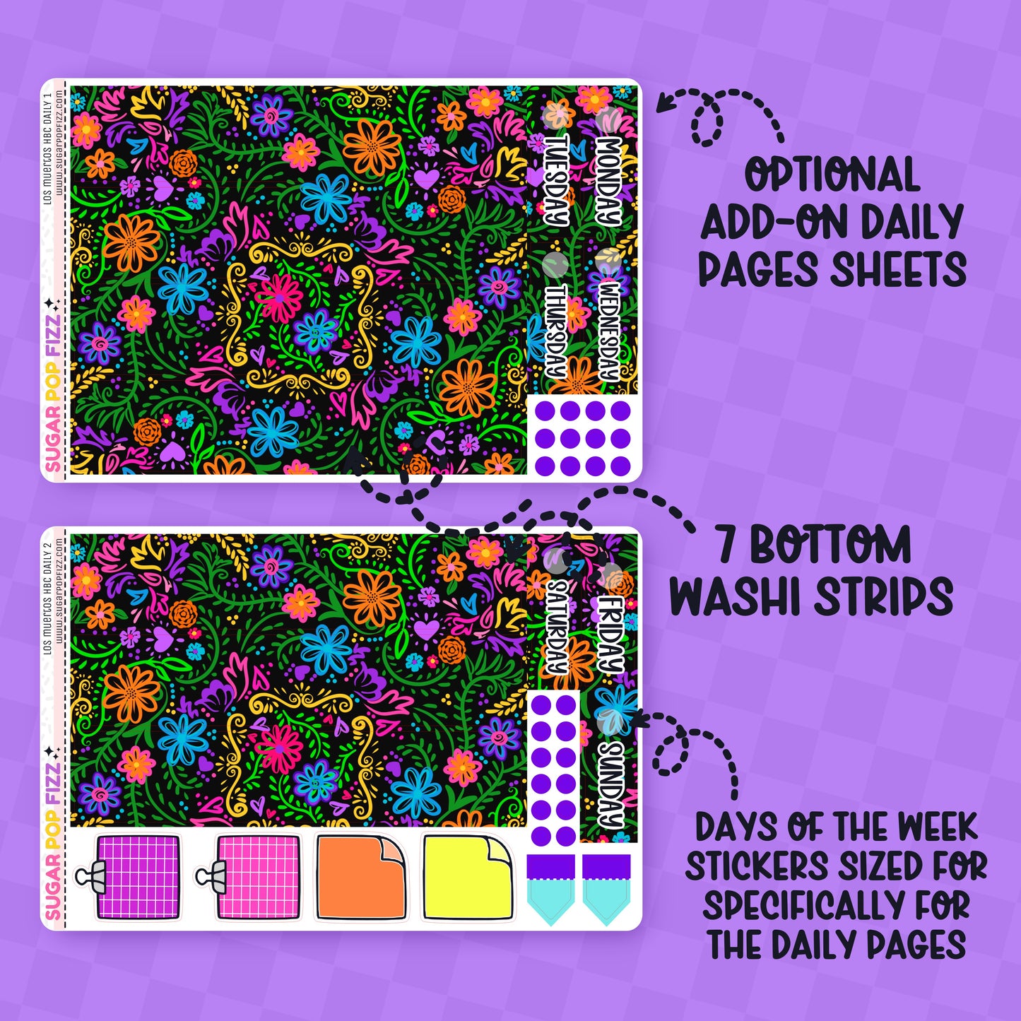 Los Muertos Hobonichi Cousin Weekly Kit