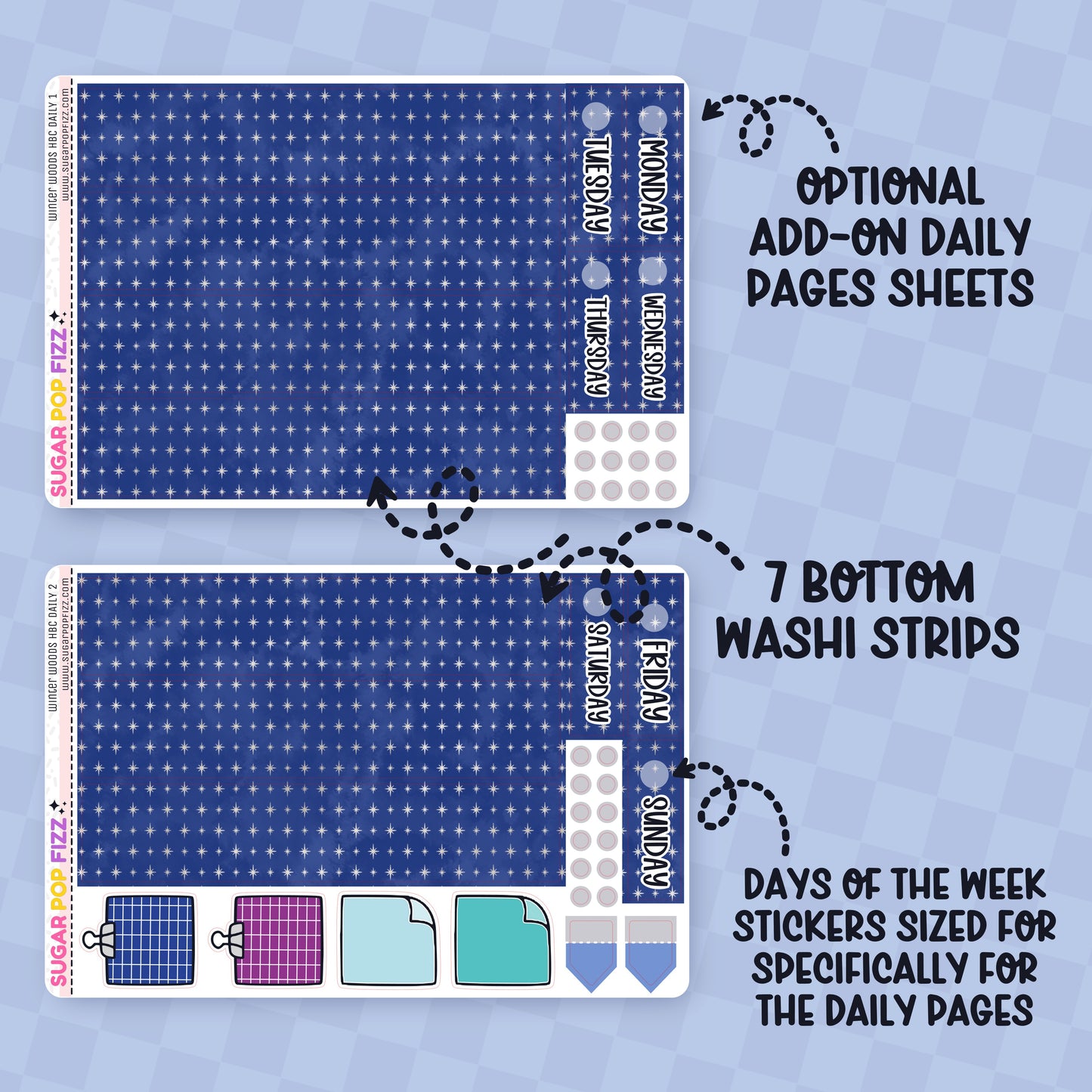 Winter Woods Hobonichi Cousin Weekly Kit