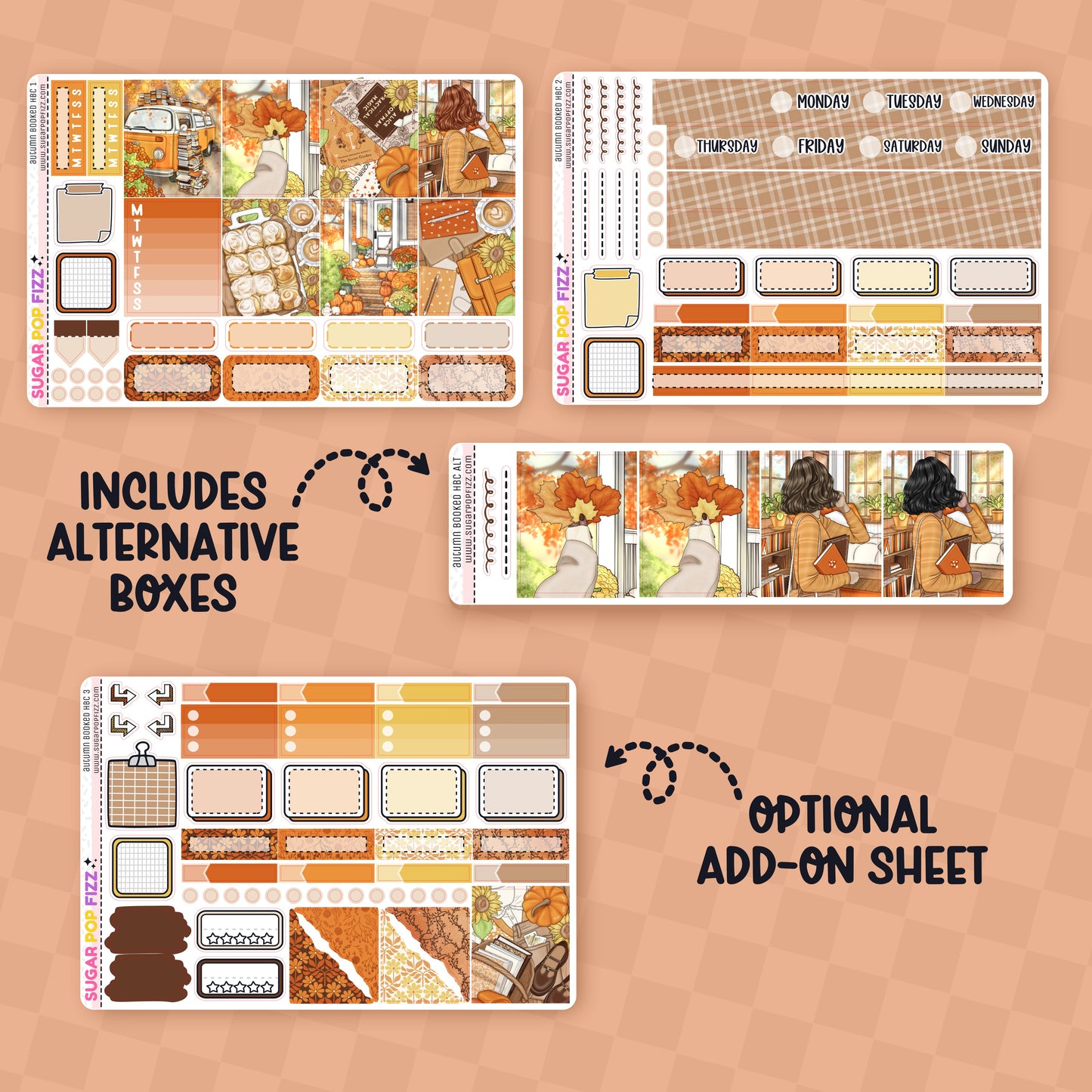 Autumn Booked Hobonichi Cousin Weekly Kit
