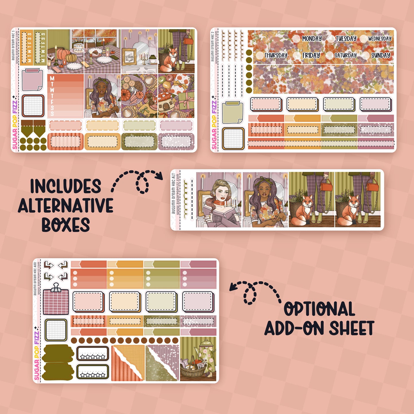 Autumn Dream Hobonichi Cousin Weekly Kit