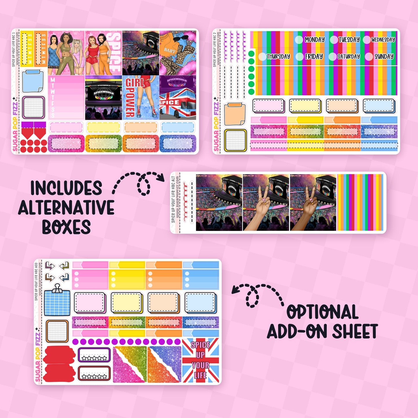 Spice Up Your Life Hobonichi Cousin Weekly Kit