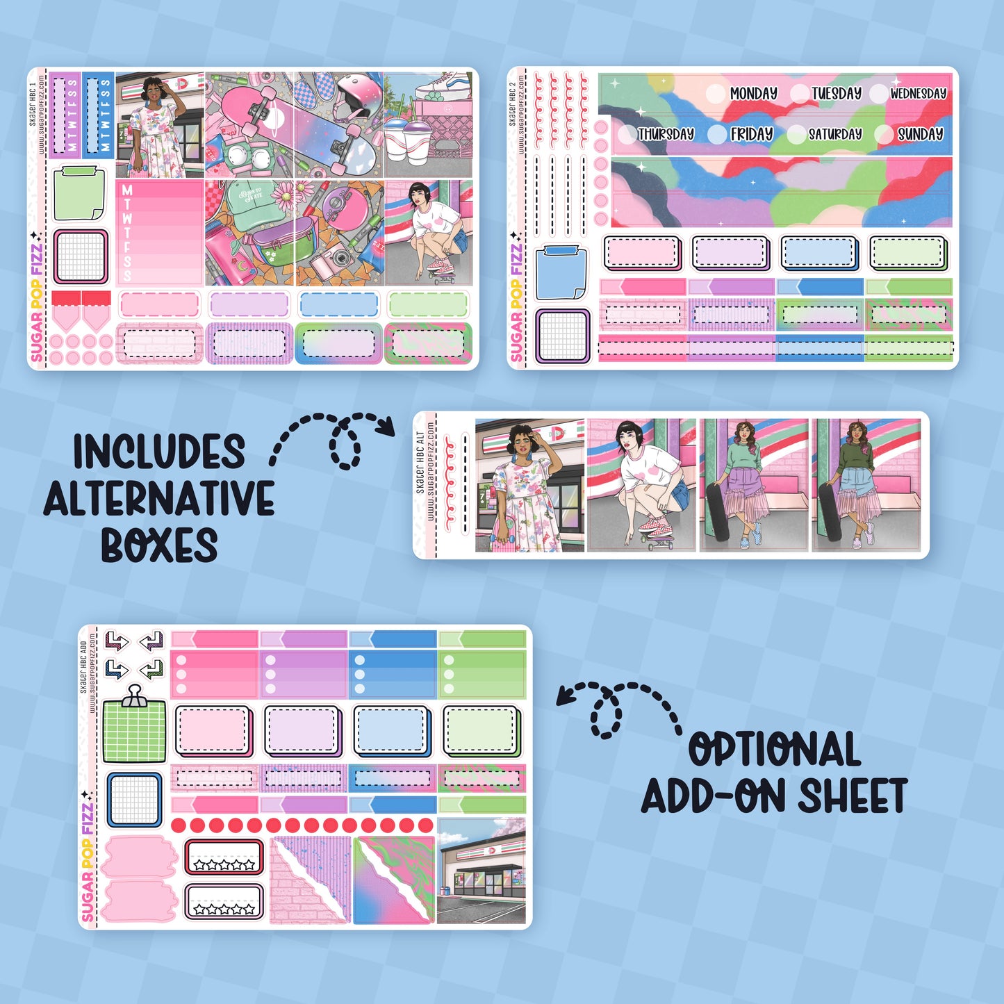Skater Hobonichi Cousin Weekly Kit