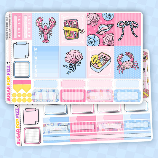 Coastal Coquette Hobonichi Cousin Weekly Kit