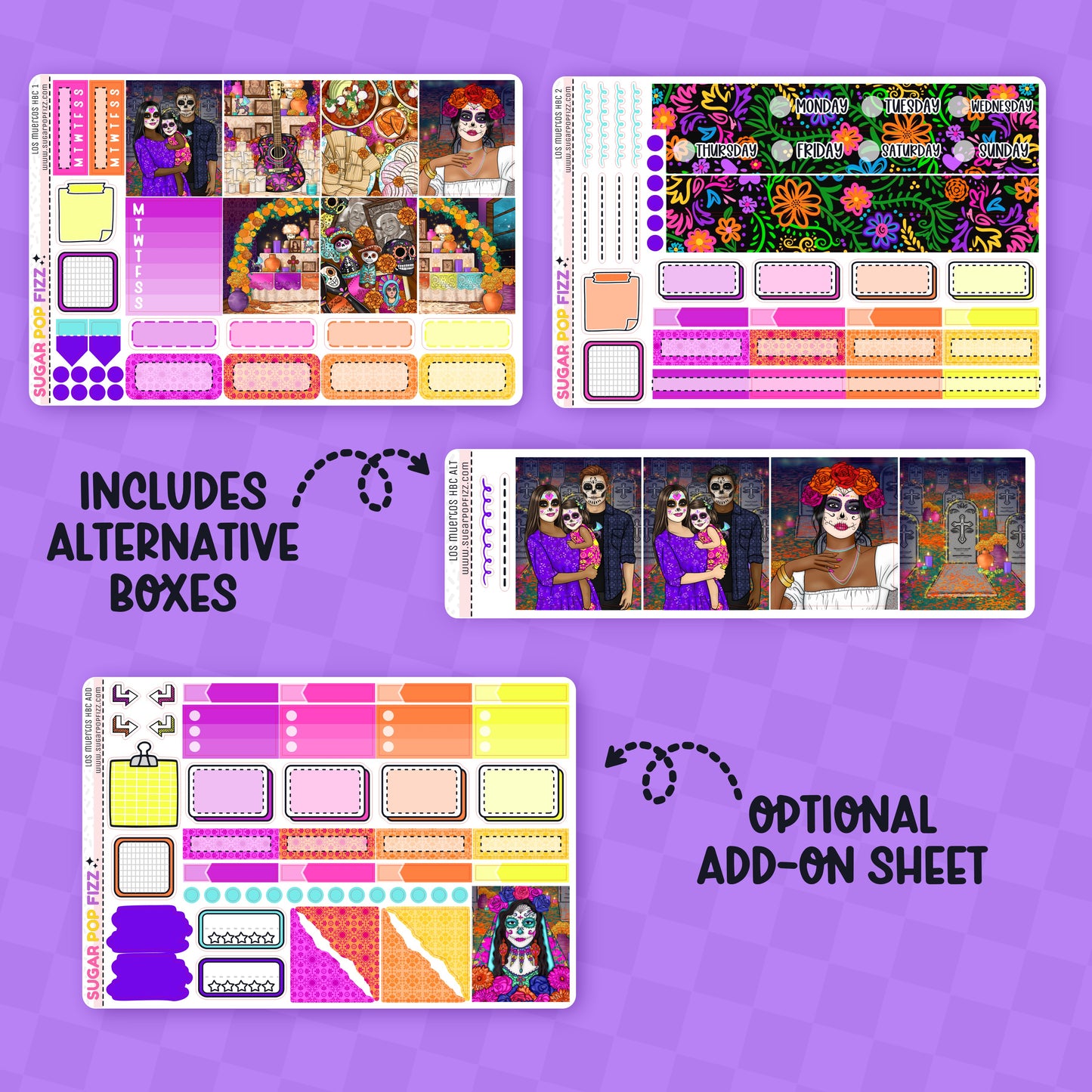 Los Muertos Hobonichi Cousin Weekly Kit