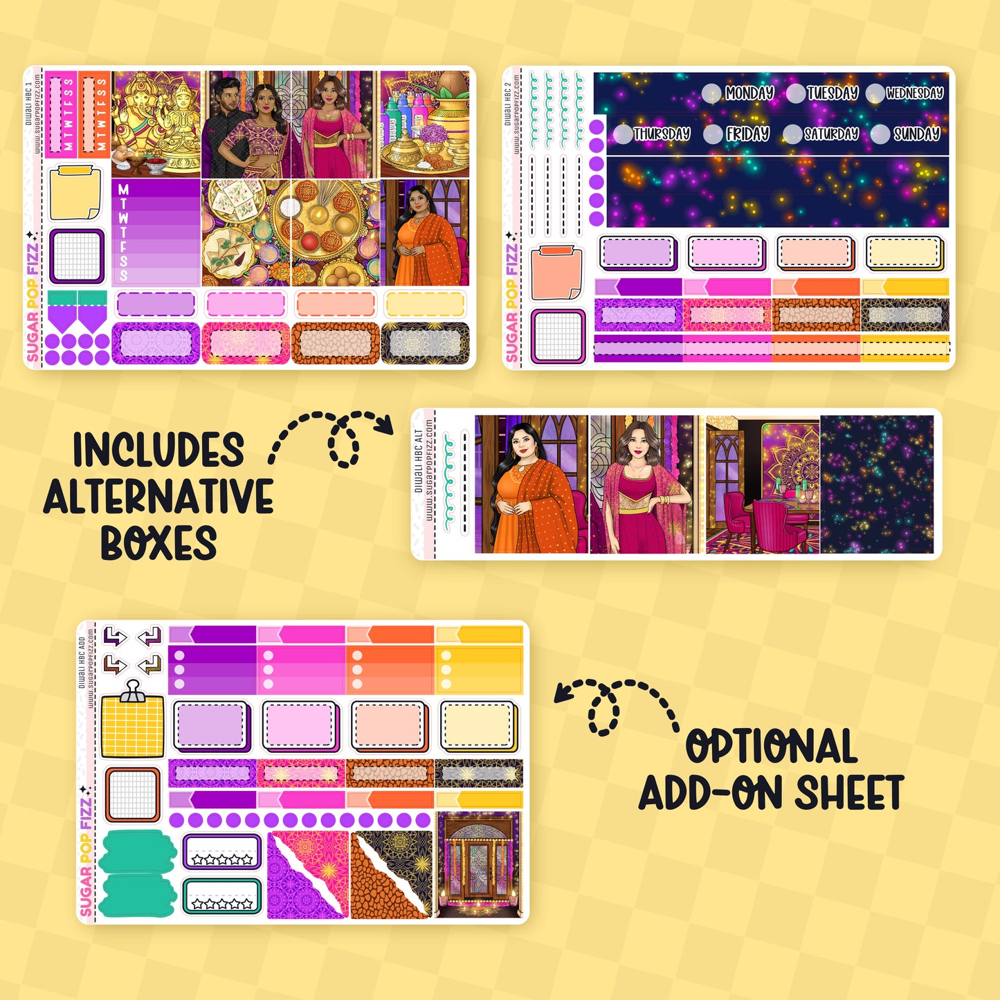 Diwali Hobonichi Cousin Weekly Kit