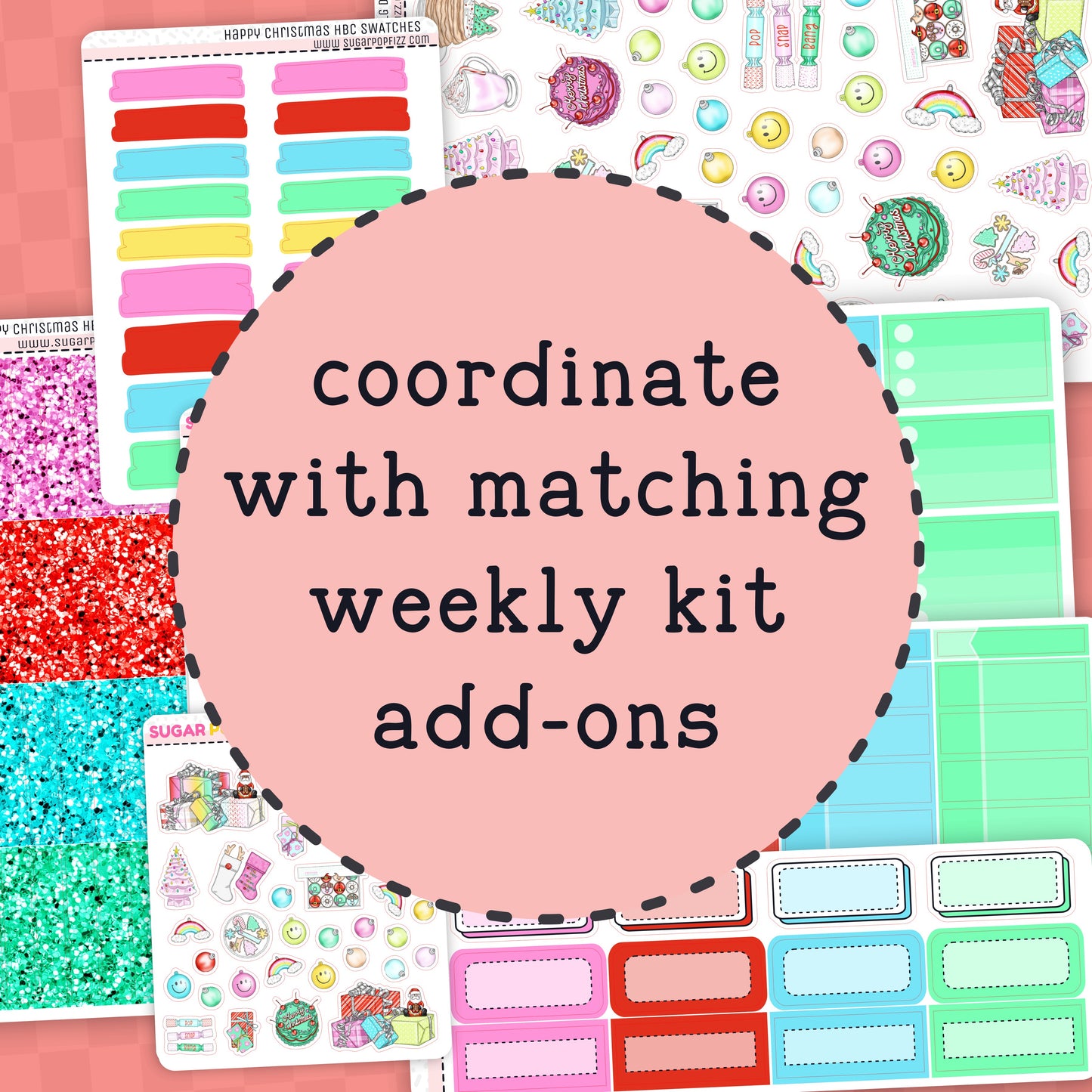 Happy Christmas Hobonichi Cousin Weekly Kit