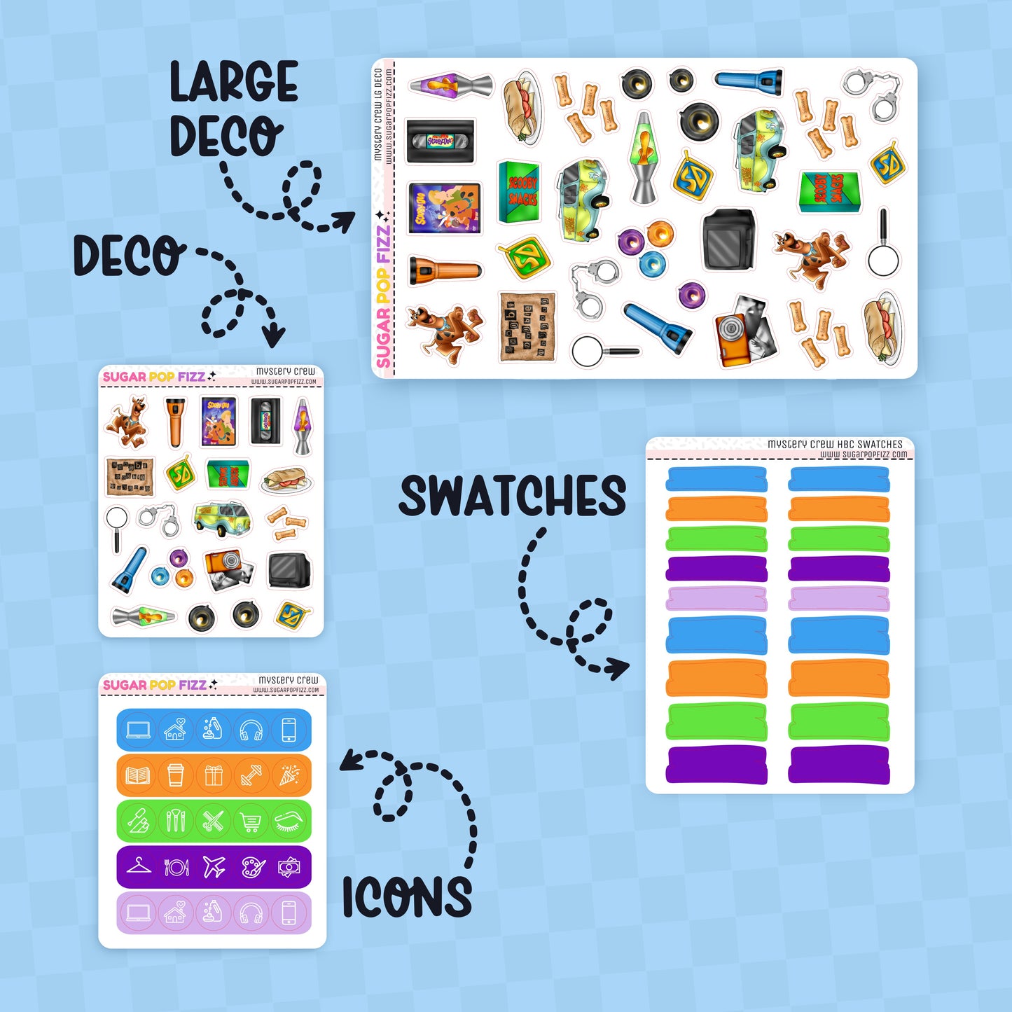 Mystery Crew Hobonichi Cousin Weekly Kit Add-ons